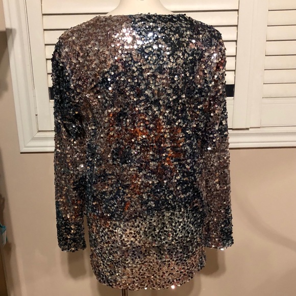 Elie Tahari sequin top/dress - Picture 1 of 3